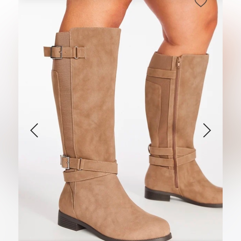NIB Just Fab Valerie Flat Boot - Picture 2 of 15